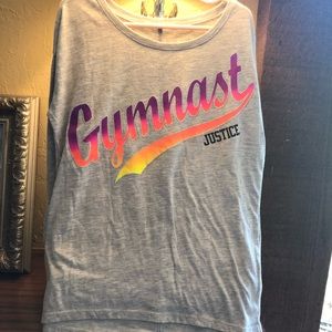 Justice Long Sleeve gymnastics T-shirt